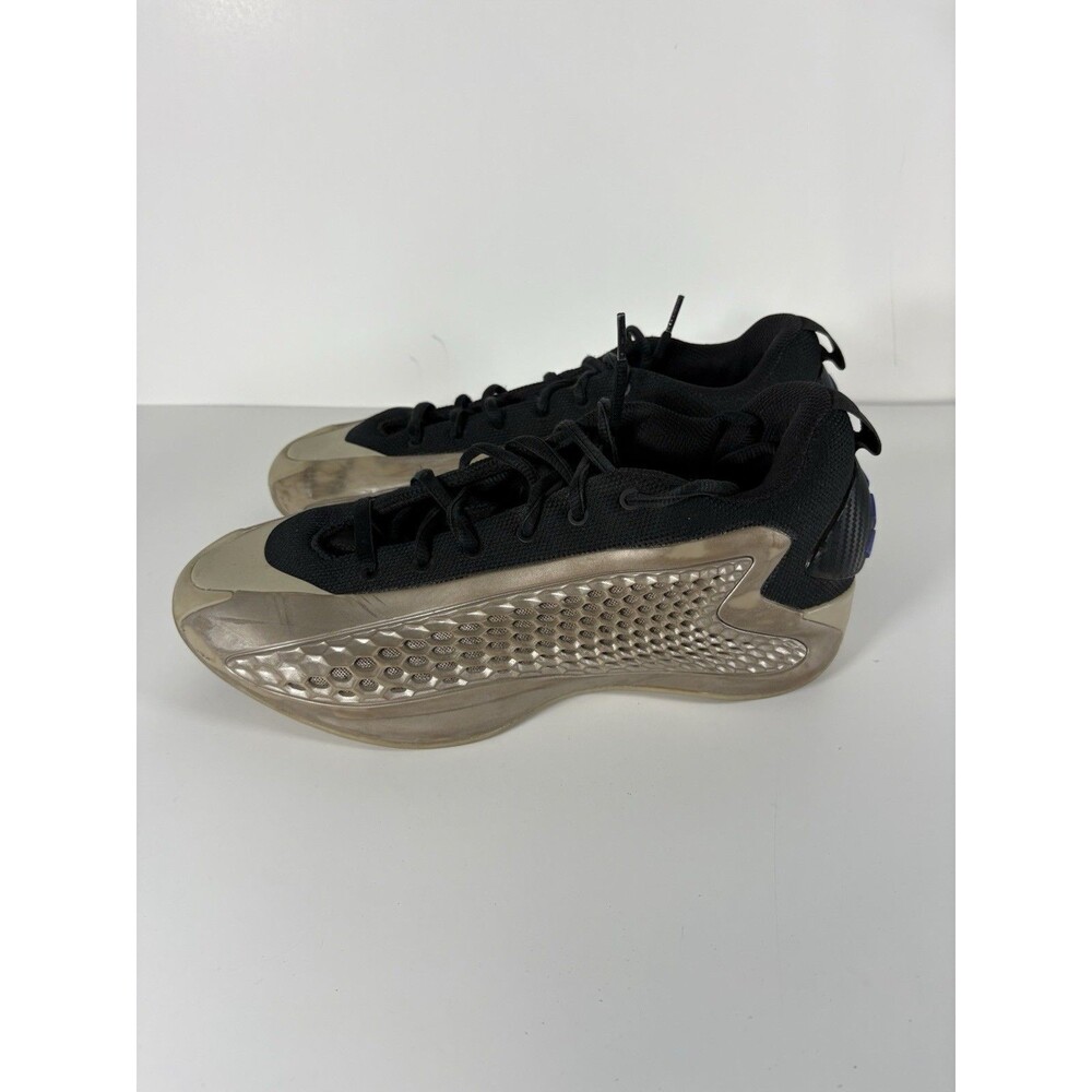 adidas Anthony Edwards AE 1 Low Champagne Black Basketball Sneaker Mens 9 JQ6133